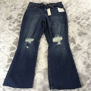 Ella Moss High Waist Crop Flare Jeans NWT Size 29